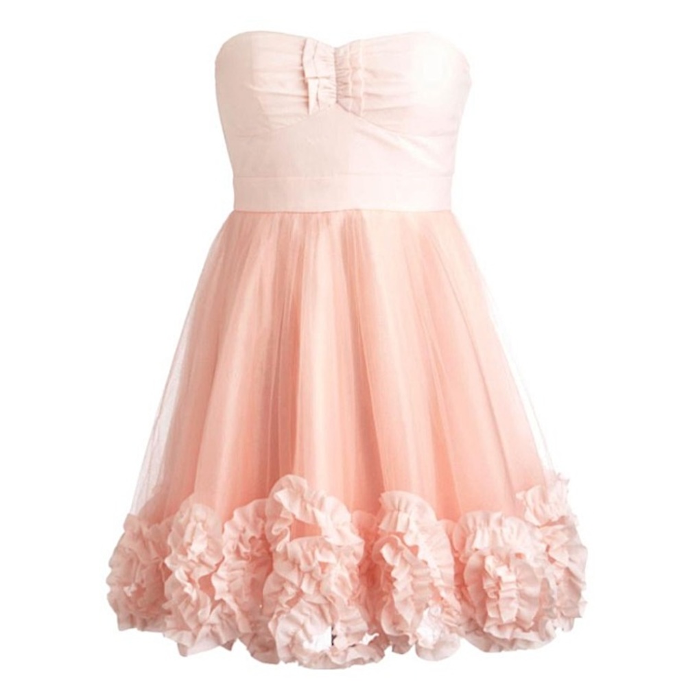 COTTON CANDY #83 Strapless Pink Prom Homecoming Dress S M